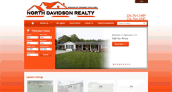 Desktop Screenshot of northdavidsonrealty.net